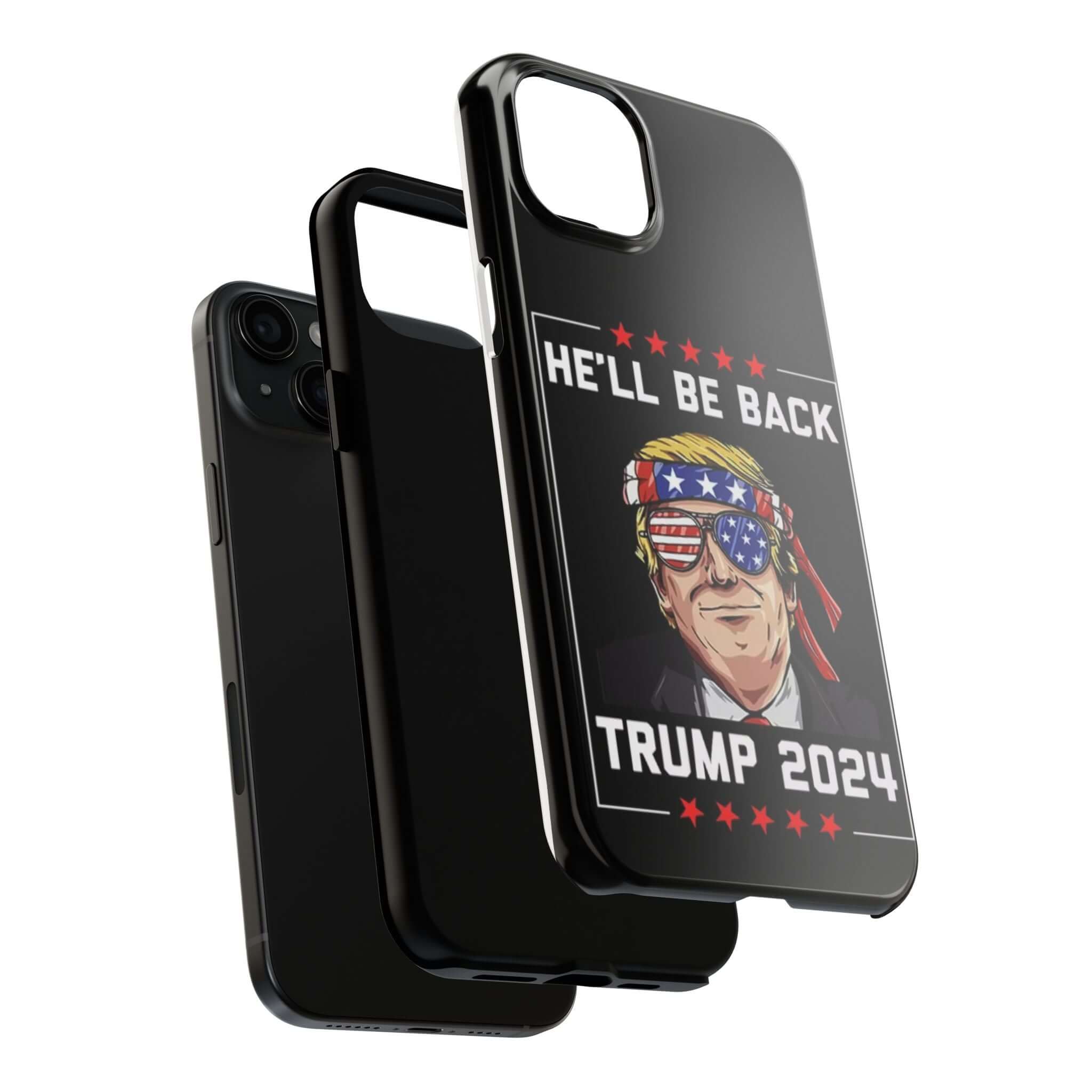 Donald Trump Store tough phone case with 'Trump 2024' slogan