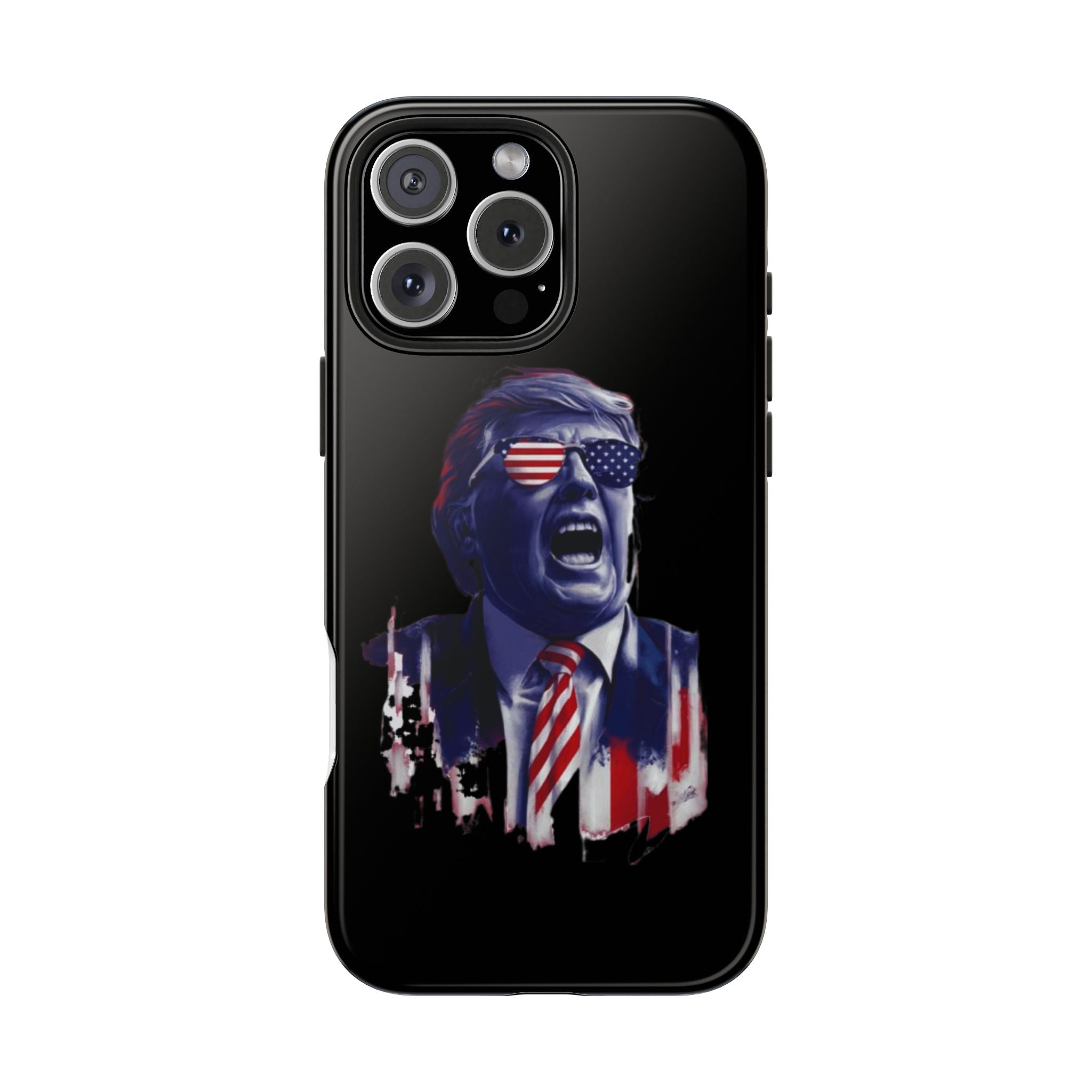 Animated Donald Trump phone case with tough protection, at Donald Trump Store