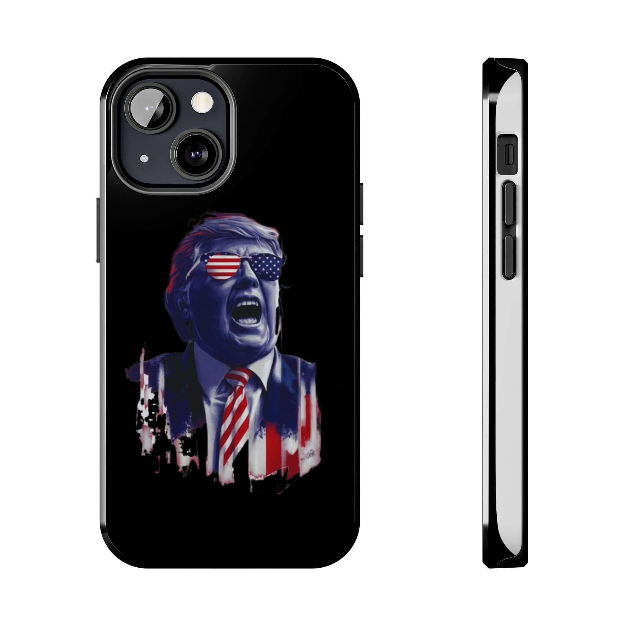 Donald Trump animated phone case with tough protection from Donald Trump Store