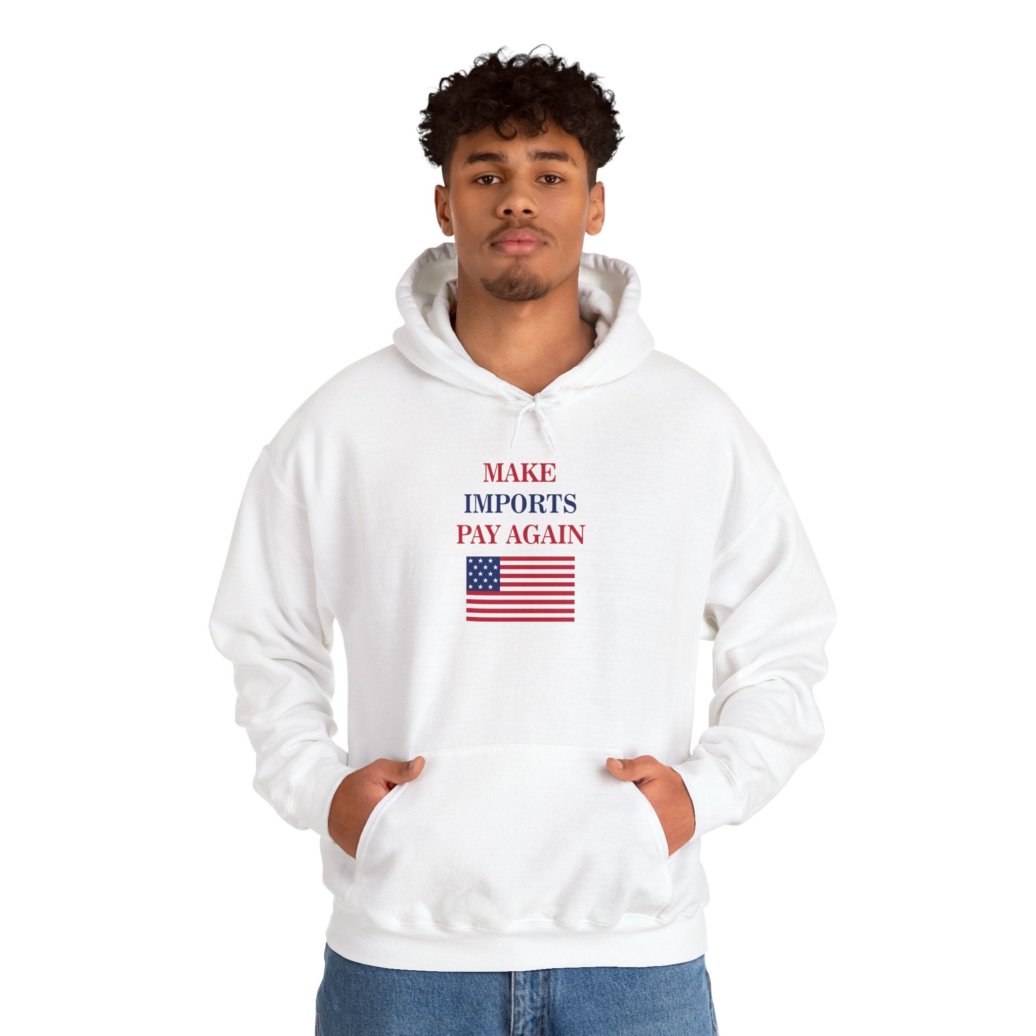 Make Imports Pay Again Hoodie (Unisex Fit) - Donald Trump Store Online