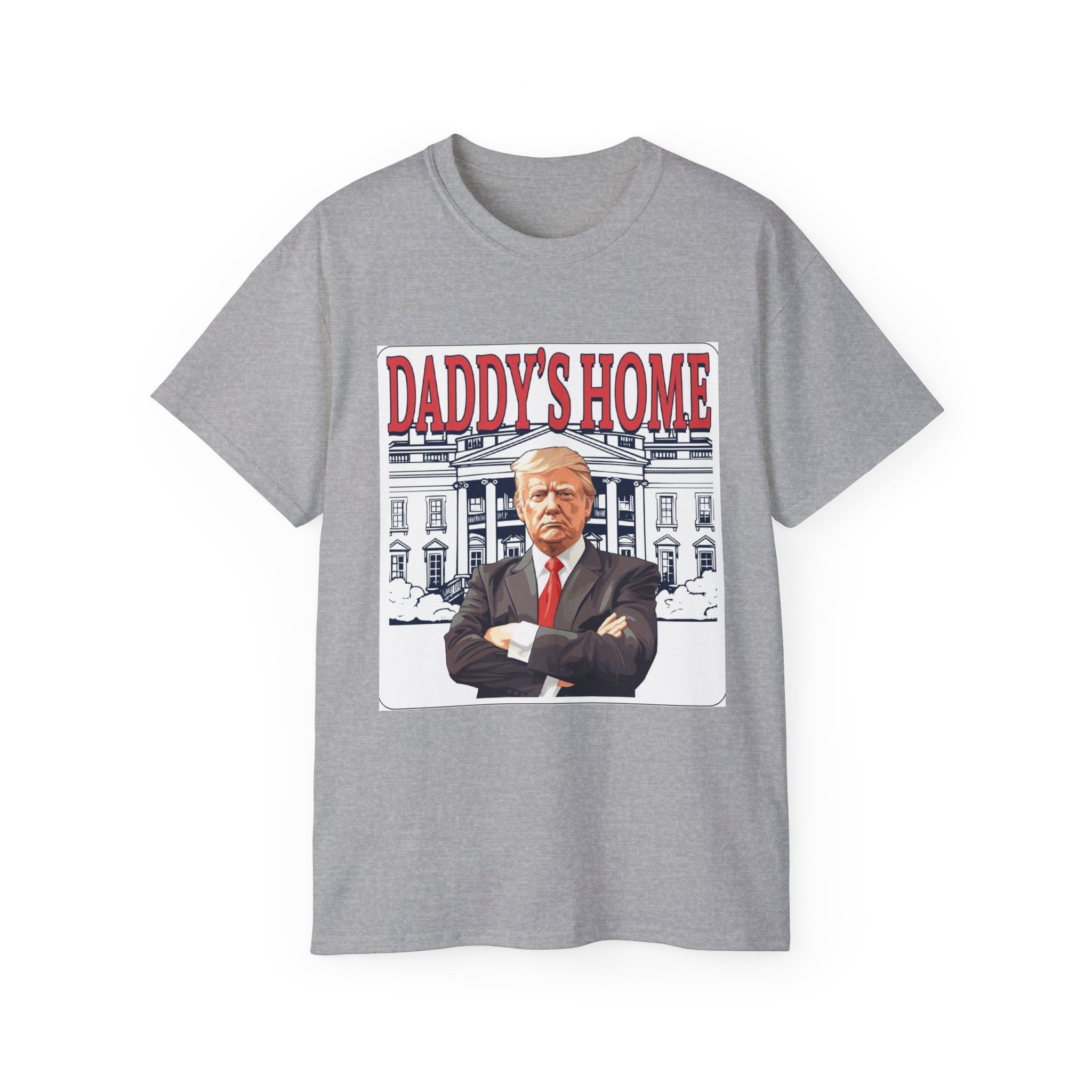 Humorous political gag gift shirt for Trump supporters or critics

