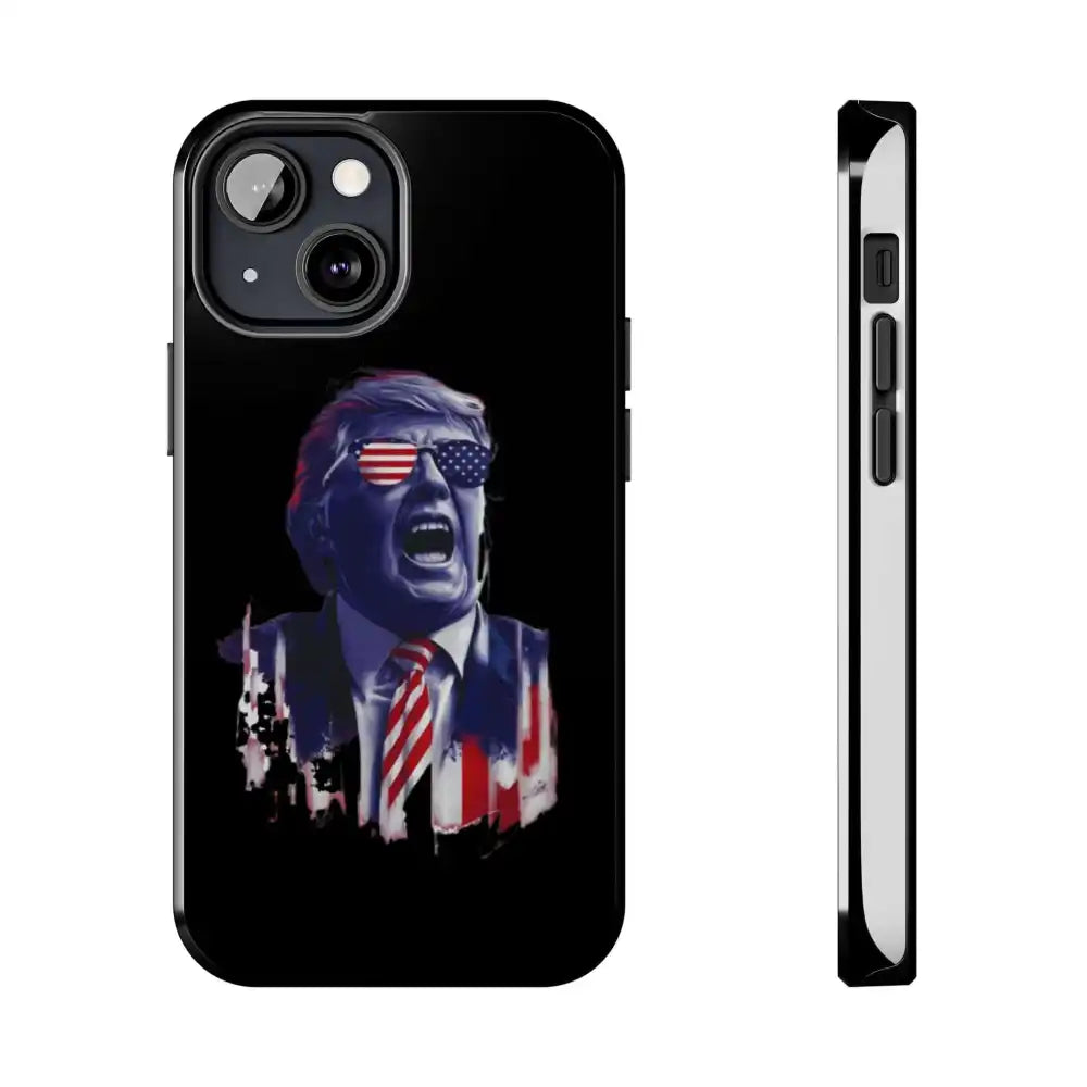 Donald Trump Store | Black Trump Tough Phone Cases - iPhone 13 Mini - Phone Case