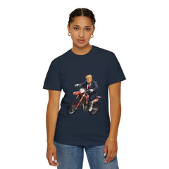 Donald Trump Store | Unisex Garment-Dyed Navy T-Shirt - T-Shirt