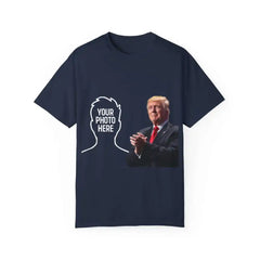 Donald Trump Store | Unisex Garment-Dyed Navy T-Shirt - Navy / S - T-Shirt