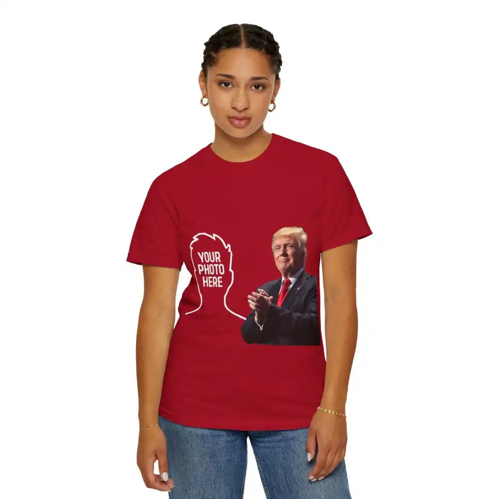 Donald Trump Store | Unisex Garment-Dyed Red T-shirt - T-Shirt