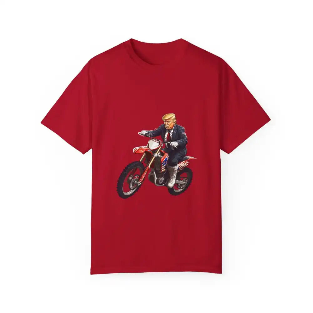 Donald Trump Store | Unisex Garment-Dyed Red T-Shirt - Red / S - T-Shirt