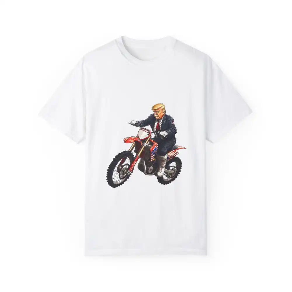 Donald Trump Store | Unisex Garment-Dyed White T-Shirt - White / S - T-Shirt