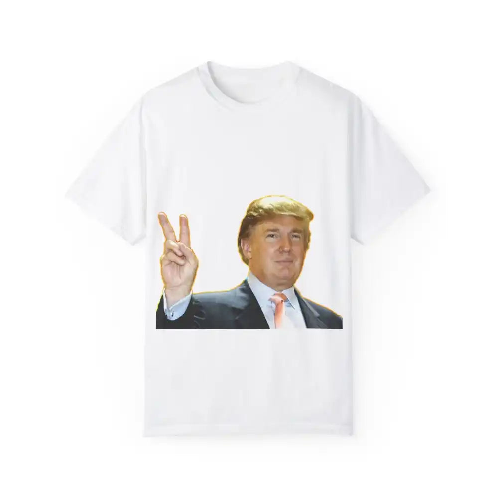 Donald Trump Store | Unisex Garment-Dyed White T-Shirt - White / S - T-Shirt