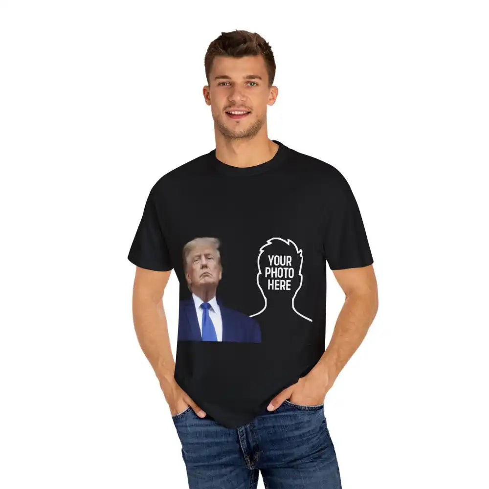 Trump Print Black T-shirt - T-Shirt