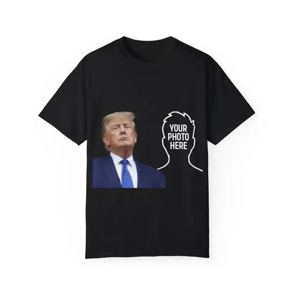 Trump Print Black T-shirt - Black / S - T-Shirt