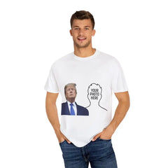 Trump Print Unisex White T-shirt - T-Shirt