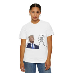 Trump Print Unisex White T-shirt - T-Shirt